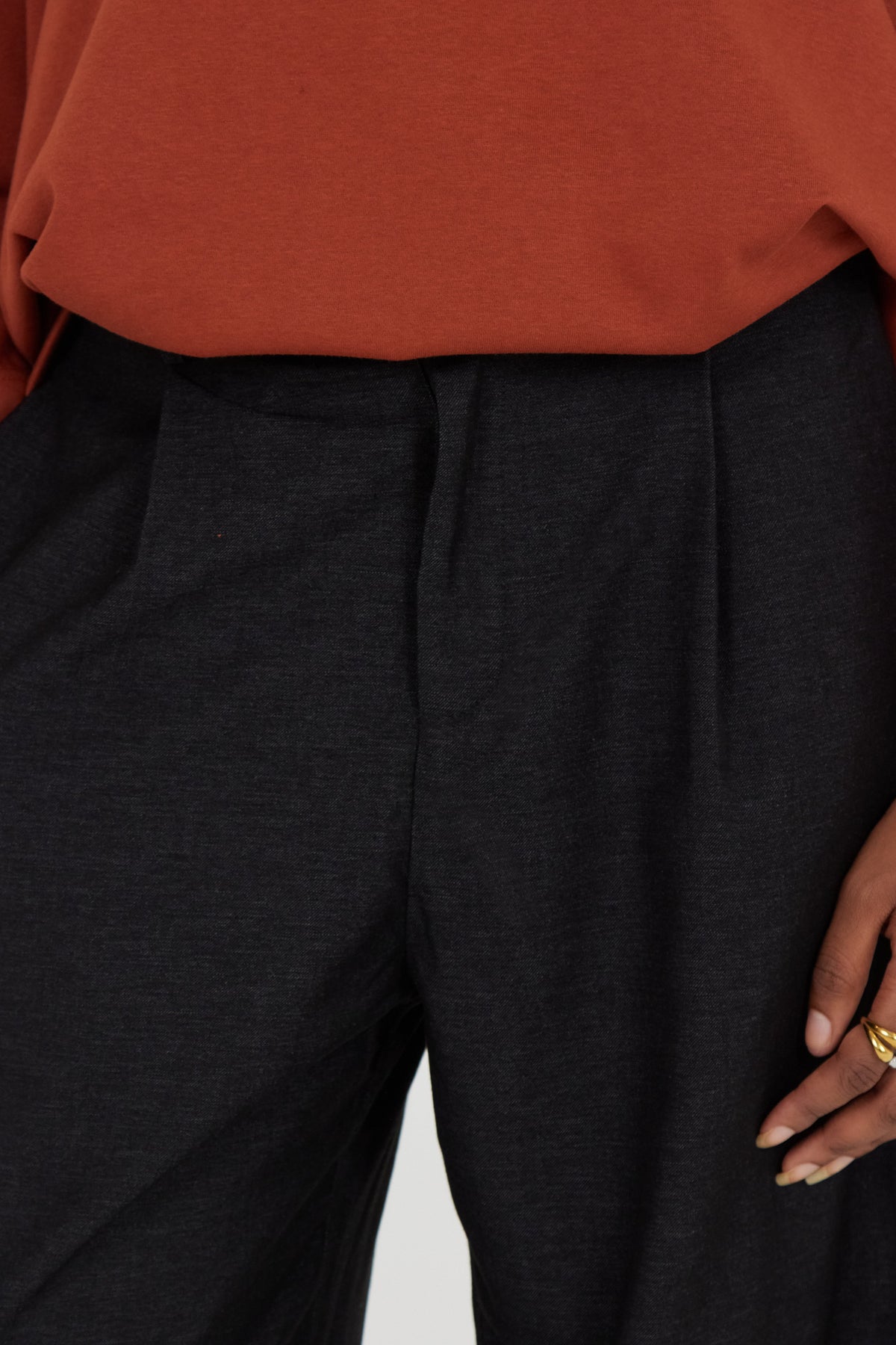 Le Pantalon City AW Gris Anthracite